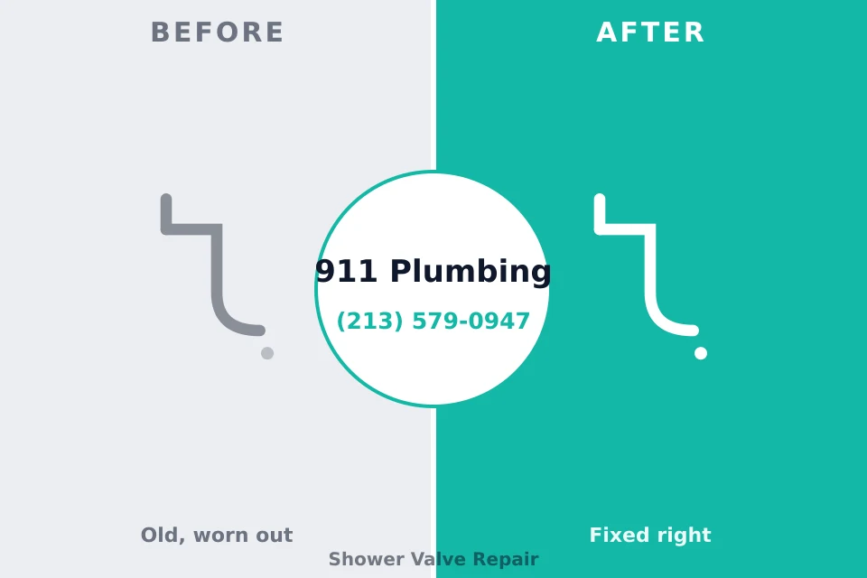Before and after: plumbing repair Crookston, MN